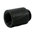 Encaixe Extensor De Níquel Prateado Preto Para Tubo Rígido 10mm-40mm M-F G1/4 Resfriamento De Água