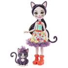 Enchantimals Ciesta Cat & Animal Escalador - Boneca com Acessórios Removíveis (3 a 8 anos)