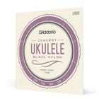 Encord Ukulele Concerto D'Addario Pro-Arté Black EJ53C