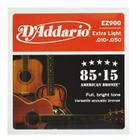 Encordoamento Aço Violão Extra Ligth .010-.050 - D'Addario