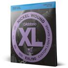 Encordoamento Baixo 4C .040 D'Addario XL Nickel Wound EXL190
