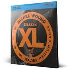 Encordoamento Baixo 4C .050 D'Addario XL Nickel Wound EXL160 - D addario