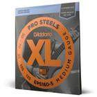 Encordoamento Baixo 5C .050 D'Addario XL Pro Steels EPS160-5 - D ADDARIO