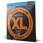 Encordoamento Baixo 5C 50-135 D Addario XL Nickel EXL160-5 F035