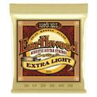 Encordoamento de Violão Aço Ernie Ball Earthwood Extra Light 0.10