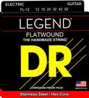 Encordoamento DR Strings Legend Flat Guitarra Jazz 12-52 Aço