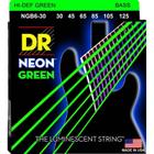 Encordoamento DR Strings NEON Green Baixo 6 Cordas 30-125