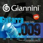 Encordoamento Giannini p/ Guitarra -- Tensão Leve -- .009 -- GEEGST9 - .009-.042