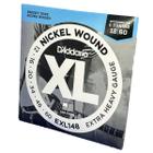 Encordoamento Guitarra 12-60 EXL148 D'Addario Nickel Wound - D'Addario EXL148