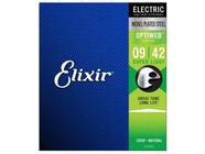 Encordoamento Guitarra Elixir Optiweb 009 042 Super Light 19002