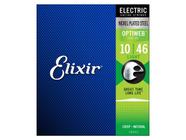 Encordoamento Guitarra Elixir Optiweb 010 046 Light 19052