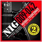 Encordoamento Guitarra Nig N-63 .009 - 042” Kit 2 jogos PR2N63L