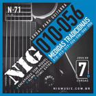 Encordoamento - Guitarra Nig N71 7 Cordas 0.10-0.56 - Ec0070 - Nig Strings