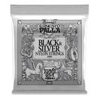 Encordoamento Nylon Violão Classico BLACK & SILVER NYLON TENSAO MEDIA Ernesto Palla P02406 ErnieBall - ERNIE BALL