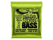 Encordoamento para Baixo 4 Cordas Ernie Ball 050 Regular Slinky 2832