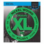 Encordoamento para Contrabaixo 5 cordas 0.40 D'addario Exl 220-5