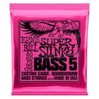 Encordoamento para Contrabaixo Ernie Ball 2824 de 5 Cordas 0.040 Super Slinky