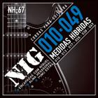 Encordoamento Para Guitarra 010 Hibrida Nig NH-67