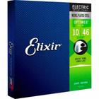 Encordoamento Para Guitarra .010 Light Optiweb 19052 Elixir