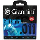 Encordoamento Para Guitarra Aço 0.11 Geegst Giannini