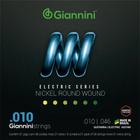 Encordoamento Para Guitarra Giannini 010 Nickel Round Wound GEEGST10