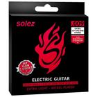 Encordoamento Para Guitarra Solez 009 SLG9 Mi e Si Extra