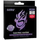 Encordoamento Para Guitarra Solez 011 SLG11 Mi e Si Extra