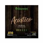 Encordoamento Para Violao Aço 12 Cordas Giannini Acustico Bronze 65/35 Geswa12 (.010 - .047) - 5926