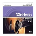 Encordoamento para Violão AÇO EJ13-B 80/20 Bronze - D"addario