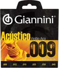 Encordoamento para violão acústico aço .009 bronze geswal - GIANNINI
