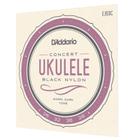 Encordoamento ukulele Daddario Ej53C Concert Black nylon