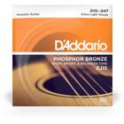 Encordoamento Violão Aço .010-.047 Phosphor Bronze EJ15 D Addario