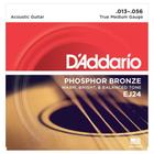 Encordoamento Violão Aço 013 D'Addario EJ-24 Phosphor Bronze