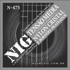 Encordoamento Violao NIG N-475 Nylon Cristal - Tensao Media - Rouxinol