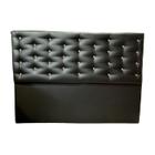 Encosto King Black Eco Leather Diamante Floor Rimar Fur - Lightbek Official Store