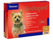Endogard Virbac Cães 2,5kg - 6 Comprimidos