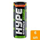 Energético Hype Original Lata 250ml - Embalagem com 6 Unidades