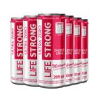 Energético Sabor Melancia Com Vitamina C 6 Unidades 269ml Cada Life Strong