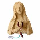Enfeite 3D Mdf Decorativo Escultura Nossa Senhora Aparecida