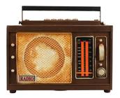 Enfeite Antigo Decoração Retrô Vintage Rádio Antigo