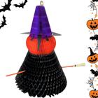 Enfeite Bruxa 3D Decoração Balão Halloween Dia das Bruxas