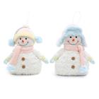 Enfeite Casal Boneco de Neve 23x20x09cm 1106937 (2 Peças)