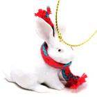 Enfeite de Natal Conversation Concepts Rabbit Tiny White