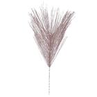 Enfeite De Natal Grass Com Glitter Nude 33cm