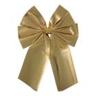 Enfeite de Natal Laço Lamê Dourado 17cm x 22cm - Magizi