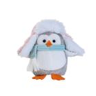 Enfeite de Natal Pinguim Cachecol Azul - 20cm - 1 unidade - Cromus - Rizzo