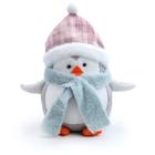 Enfeite de Natal Pinguim Com Gorro e Cachecol - 40cm - 1 unidade - Cromus - Rizzo