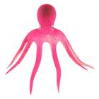 Enfeite de silicone soma jelly octopus rosa