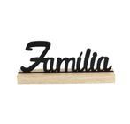 Enfeite decorativo de mdf " familia"  3,8x8,5x19,8cm