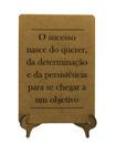 Enfeite decorativo quadro palavras motivacionais de sala